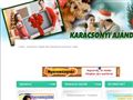 http://www.karacsonyiajandek-kereso.hu ismertető oldala